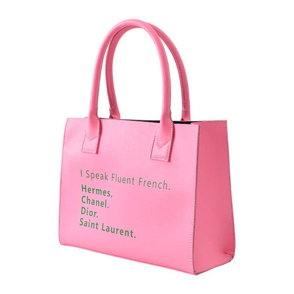 I Speak Fluent French Message Tote Shoulder Bag